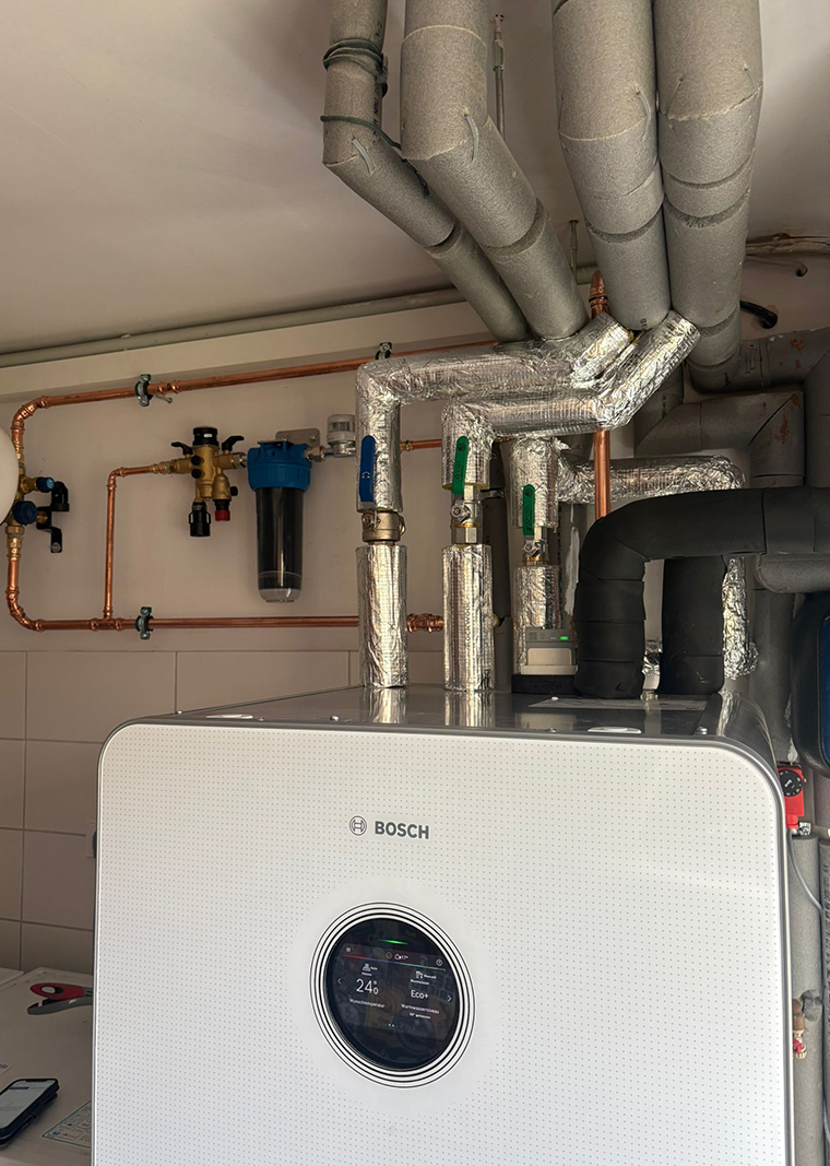 Bosch Wärmepumpenheizung in Troisdorf Kriegsdorf